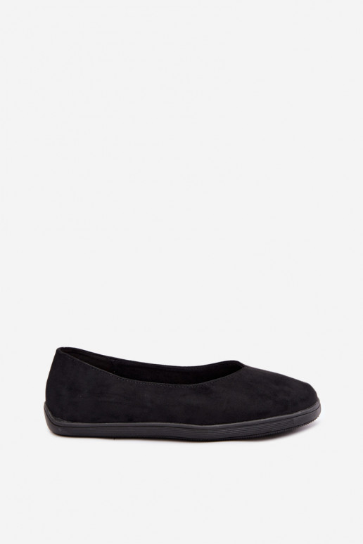 Juodos spalvos barefoot balerinos Hollin