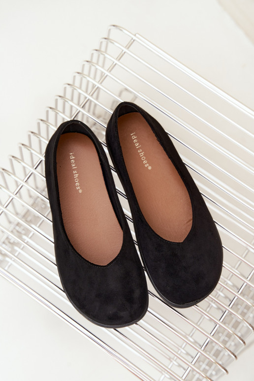 Juodos spalvos barefoot balerinos Hollin