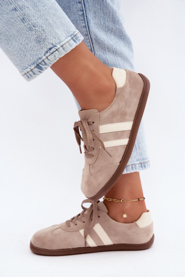 Smėlio spalvos moteriški sportbačiai Barefoot Kessy