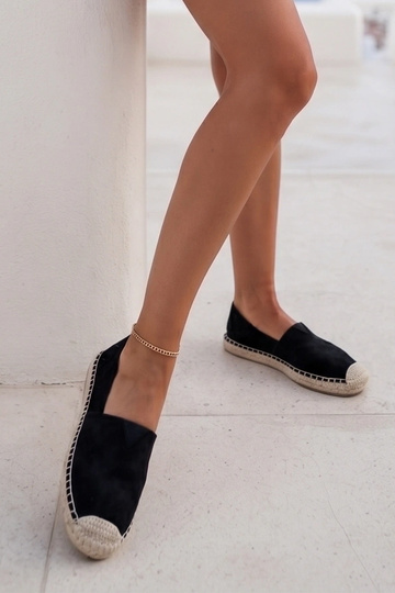Juodos espadrilės ant platformos Maxwell