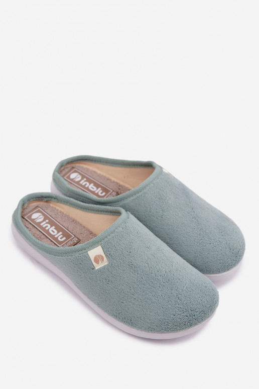 Naminės šlepetės mėtinės spalvos Inblu EC000102
