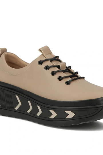 Smėlio spalvos odiniai sportbačiai Filippo DP6427/26