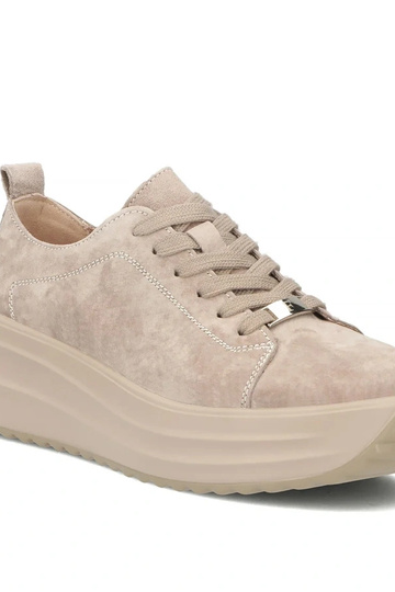 Smėlio spalvos odinės sportbačiai Filippo DP8339/26