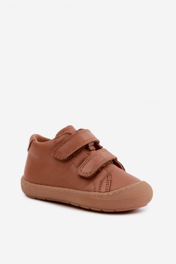 Rudos spalvos vaikiški odiniai batai Barefoot Froddo G2130328-2
