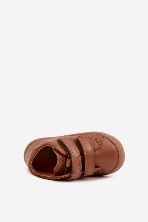 Rudos spalvos vaikiški odiniai batai Barefoot Froddo G2130328-2
