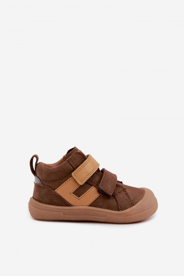 Rudos spalvos vaikiški odiniai batai Barefoot Froddo G2130380-2 2