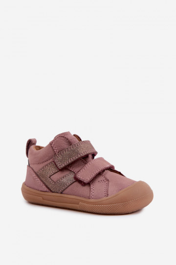 Odiniai batai vaikams Barefoot FRODDO G2130380-3 rožinės spalvos