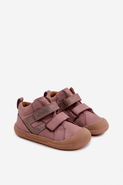 Odiniai batai vaikams Barefoot FRODDO G2130380-3 rožinės spalvos