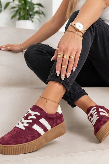 Bordo odiniai sportbačiai Filippo DP6776/26 2