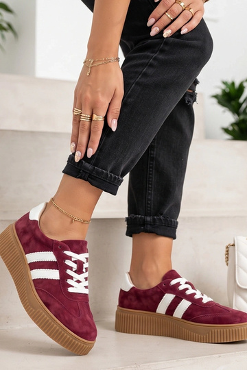 Bordo odiniai sportbačiai Filippo DP6776/26 2