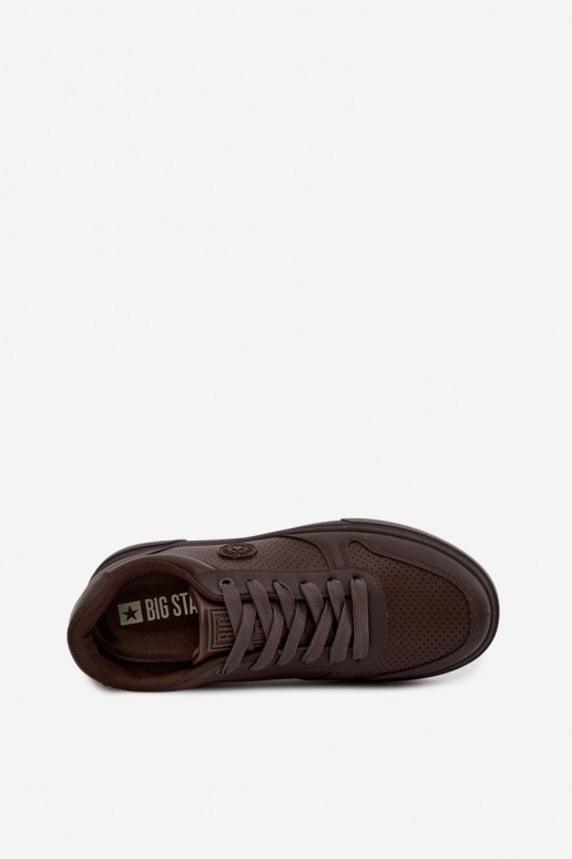 Sneakers modelio batai vyrams Big Star UU174326 CzekoladoĮe