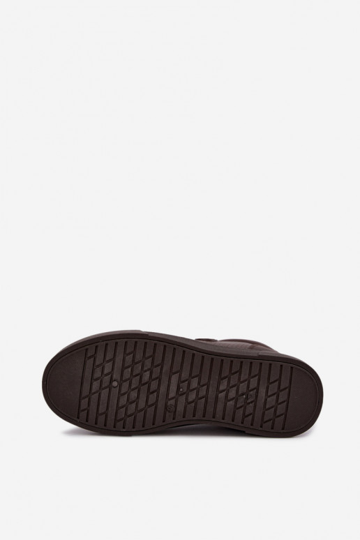 Sneakers modelio batai vyrams Big Star UU174326 CzekoladoĮe