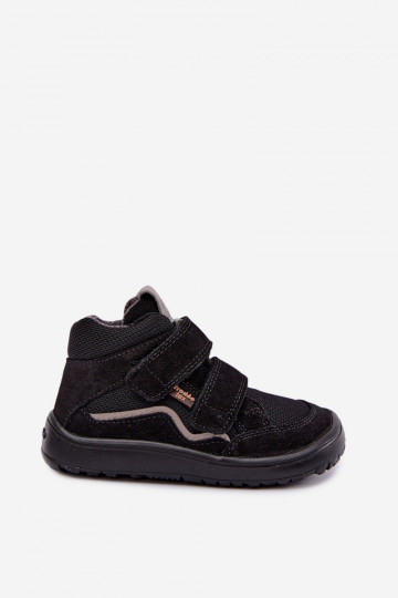 Zomšinė vaikiška avalynė Barefoot Froddo G3110266-20 juodos spalvos 2