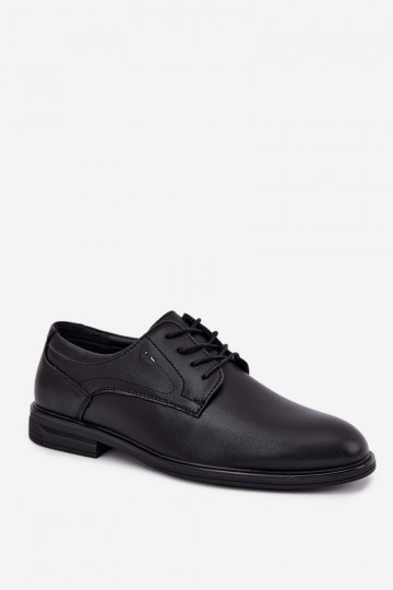 Elegantiški juodos spalvos vyriški batai Calven