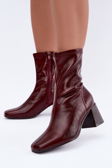 Moteriški aulinukai bordo spalvos Veradis