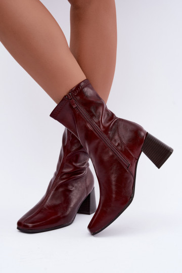 Moteriški aulinukai bordo spalvos Veradis 2