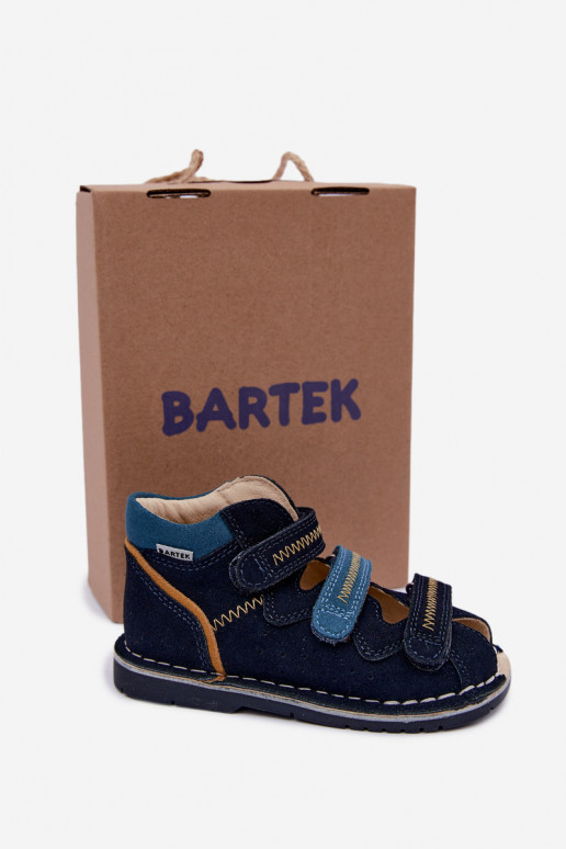 Moteriškos basutės berniukams Bartek 8920061 tamsiai mėlynos spalvos