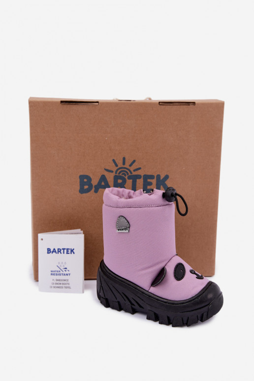 Vaikiški sniego batai iš neperšlampamos medžiagos Bartek 11045801 violetinės spalvos