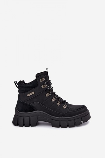 pašiltinti moteriški batai Lee Cooper LCJ-26-31-4580 juodos spalvos 2
