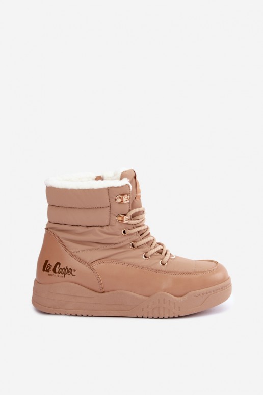 su raišteliais sniego batai Lee Cooper LCJ-44-4565 rudos spalvos