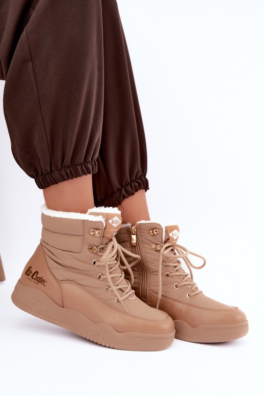 su raišteliais sniego batai Lee Cooper LCJ-44-4565 rudos spalvos