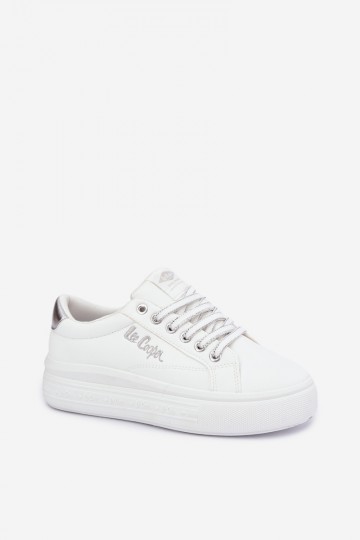 sportbačiai su platforma Lee Cooper LCJ-26-44-4561 baltos spalvos