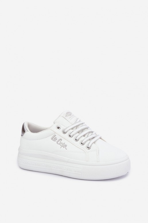 sportbačiai su platforma Lee Cooper LCJ-26-44-4561 baltos spalvos
