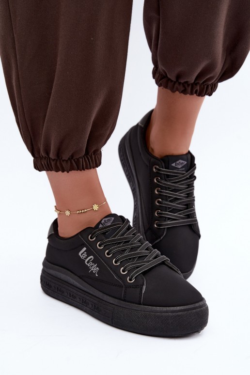 laisvalaikio batai su platforma Lee Cooper LCJ-26-44-4560 juodos spalvos