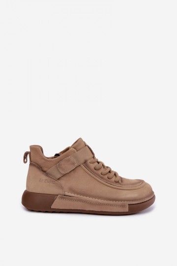 pašiltinti aulinukai iš natūralios odos Lee Cooper LCJ-26-19-4603 chaki spalvos 2