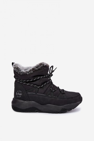 įsispiriami sniego batai su stilingomis detalėmis Lee Cooper LCJ-24-03-3063 juodos spalvos 2