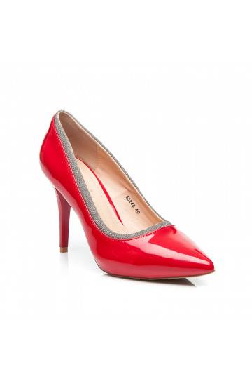 Bateliai - GLOSSY Red 58248R / S1-35P  - 1 2