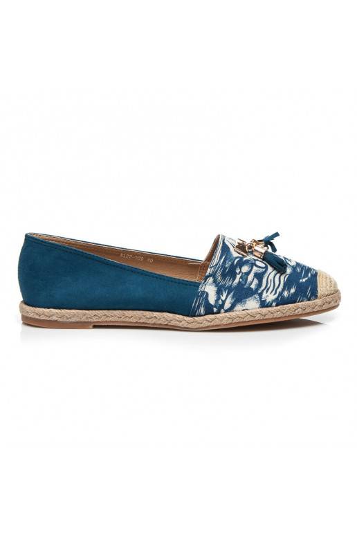 Espadrilės Jeans Blue Suede BL22-520BL