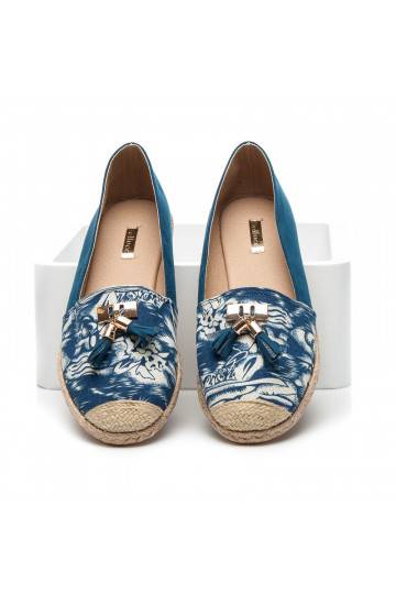 Espadrilės Jeans Blue Suede BL22-520BL 2