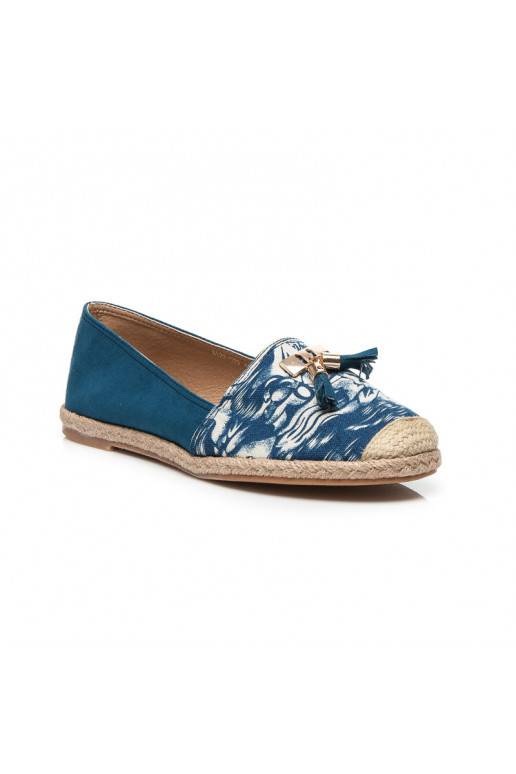 Espadrilės Jeans Blue Suede BL22-520BL