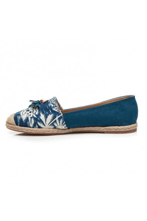 Espadrilės Jeans Blue Suede BL22-520BL