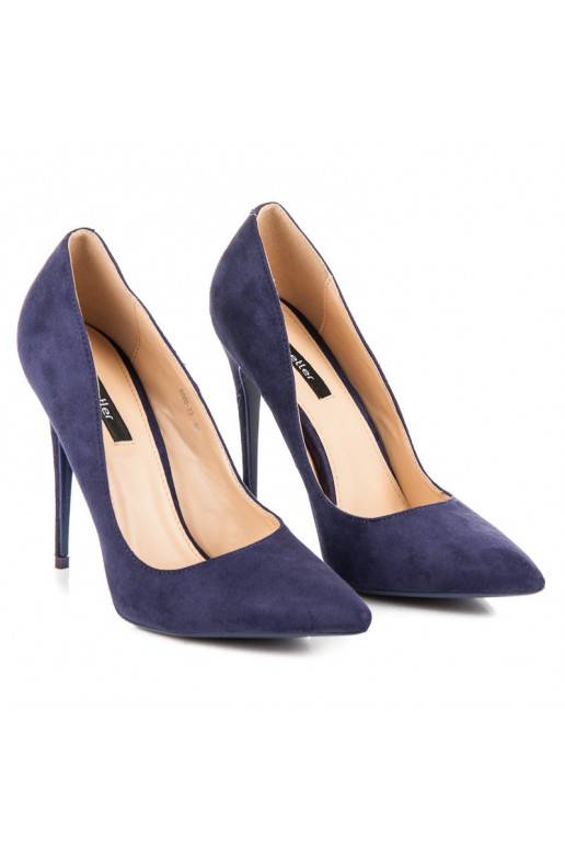 Indigo spalvos aukštakulniai bateliai BETLER 5005-33D.PU
