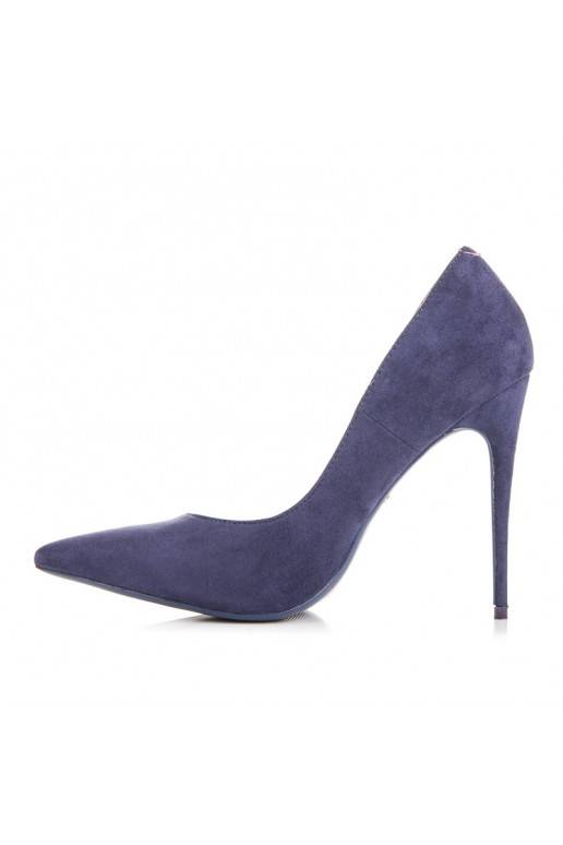 Indigo spalvos aukštakulniai bateliai iš BETLER 5005-33D.PU  - 4 Indigo spalvos aukštakulniai bateliai iš BETLER 5005-33D.PU  - 4