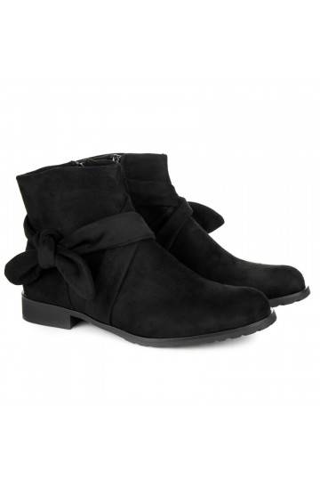 Eko zomšos juodi aulinukai IDEAL SHOES ES8508B  - 4