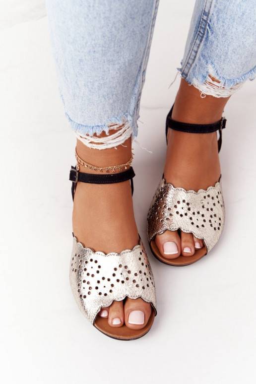 Moteriškos basutės iš natūralios odos Moteriškos basutės iš natūralios odos