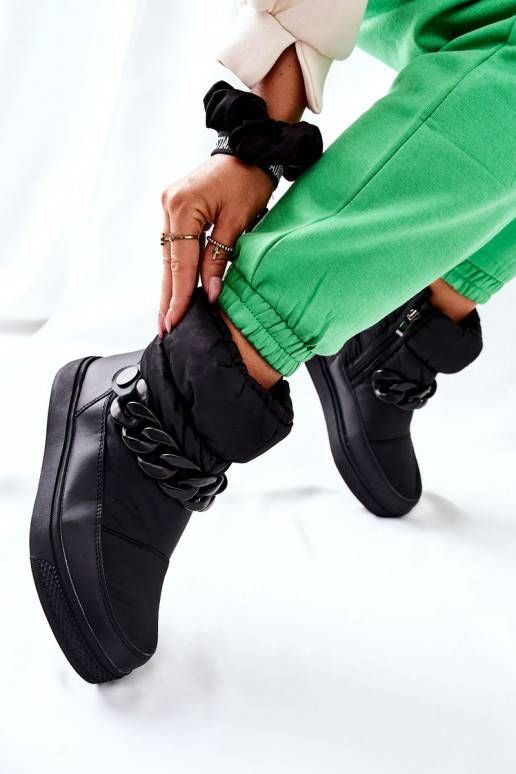 Šilti sniego batai juodos spalvos... Šilti sniego batai juodos spalvos...