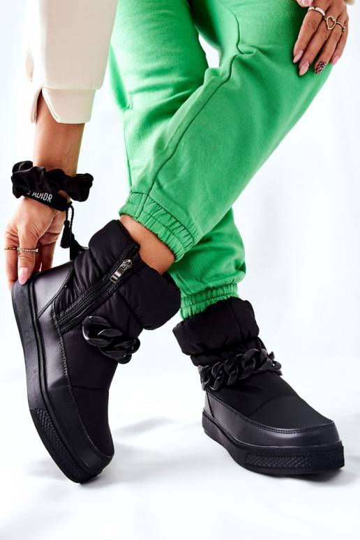 Šilti sniego batai juodos spalvos... Šilti sniego batai juodos spalvos...