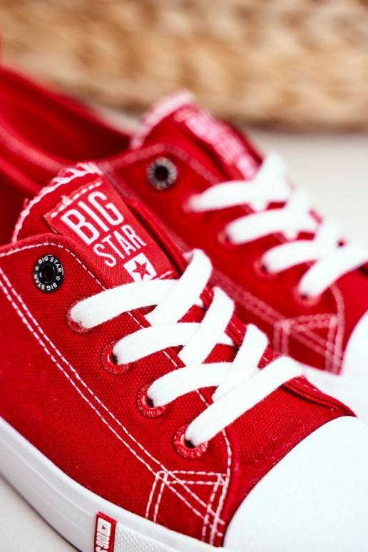 Moteriški batai Big Star raudonos... Moteriški batai Big Star raudonos...