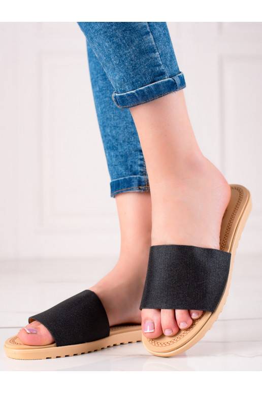 Šlepetės su blizgesiu