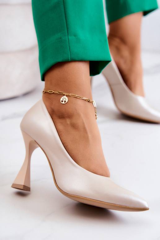 Madingi bateliai Shoes smėlio spalvos Madingi bateliai Shoes smėlio spalvos