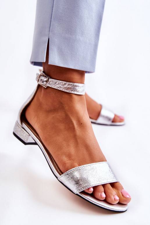 Sandalai sidabro spalvos iš Shanley