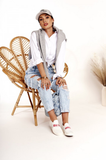 Sportbačiai baltos spalvos