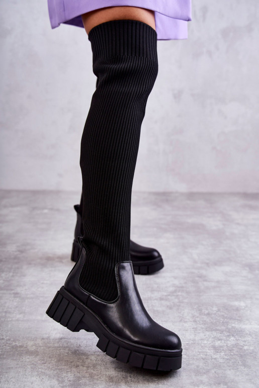 Juodi ilgaauliai batai  Austin