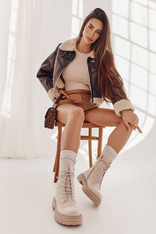 Aulinukai smėlio spalvos Afra Aulinukai smėlio spalvos Afra