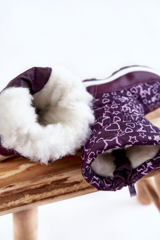 Vaikiški sniego batai violetinės... Vaikiški sniego batai violetinės...