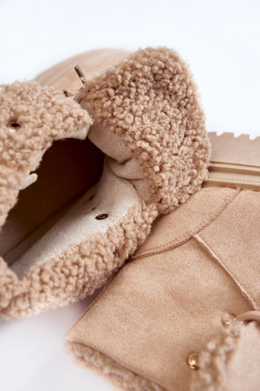 Aulinukai iš zomšos  smėlio spalvos...